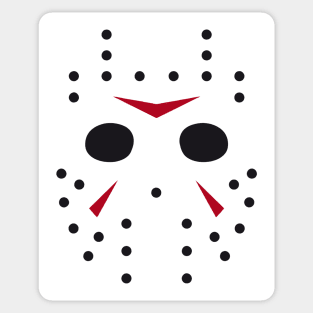 Jason Voorhees Friday the 13th - Hockey Mask Sticker